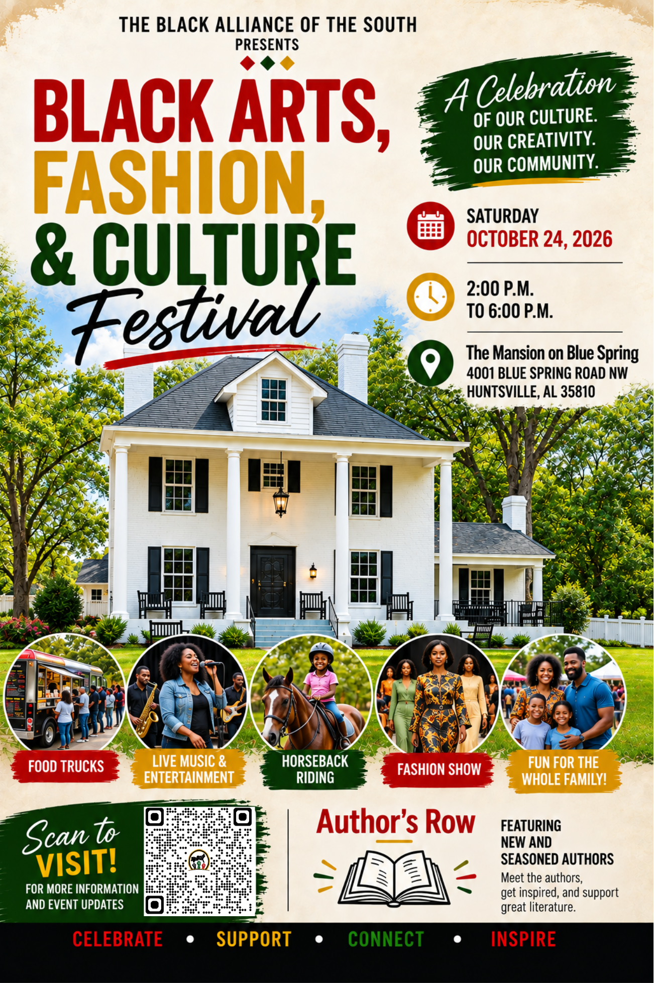 Black Arts, Fashion & Culture Festival event flyer